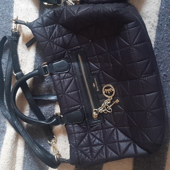 Juicy Couture black gold quilted purse set - Picture 2 of 6